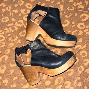 Free People Black Amber Orchard Clog